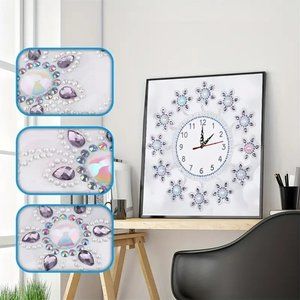 5D Diamond Painting Kit - Floral Clock DZ247